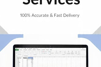 do accurate data entry, excel copy paste and fast typing