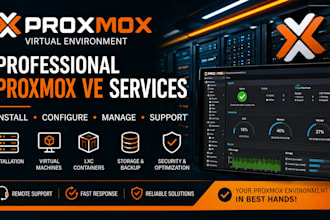 install, configure and manage your proxmox ve server