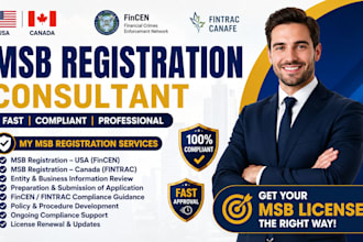 be your msb registration consultant for fincen and fintrac