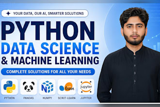 build machine learning, deep learning, ai and python solutions