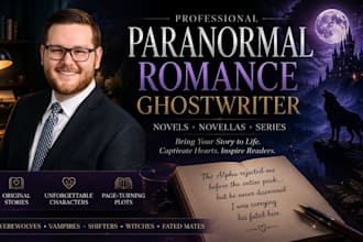 ghostwrite paranormal romance novels and novellas