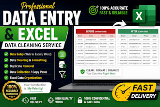 clean, format, organize, and fix your data