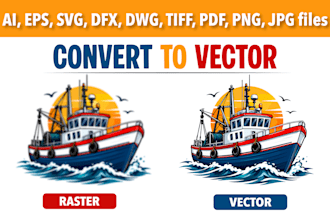 vector tracing, convert image to vector file, vector logo, vectorize image