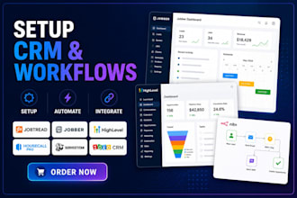 jobtread jobber gohighlevel housecall pro hvac servicetitan zoho crm n8n make