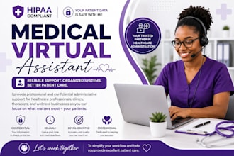 be your medical virtual assistant for healthcare administrative support