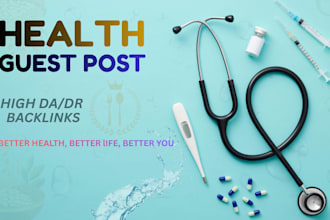 build health backlinks via health guest post on high da health sites