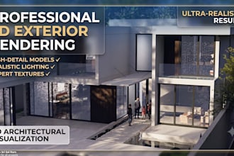create realistic exterior renders