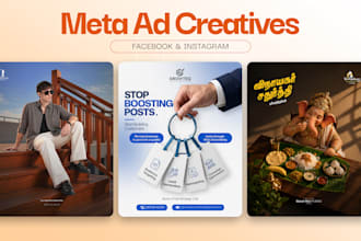 design meta ad creatives for facebook and instagram