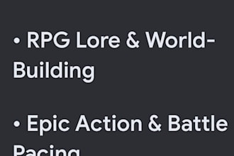 write an engaging anime rpg or gaming video script