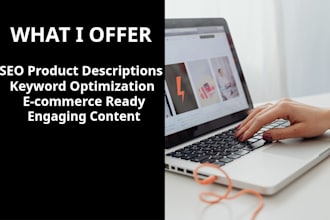 write SEO product description and listing