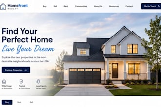 design realtor website property management website real estate investor website