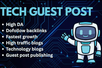 do blogger outreach, tech guest posting, and link building