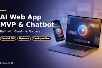 build an ai web app, mvp or chatbot with gemini and firebase