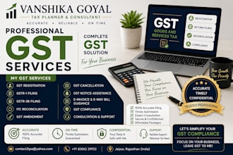 provide gst registration  return and gst consulting