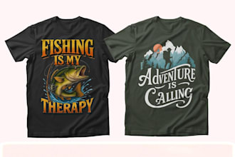 design a creative graphic t shirt and t shirt logo typography t shirt design