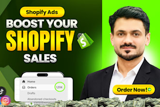 setup shopify facebook ads, instagram ads campaign