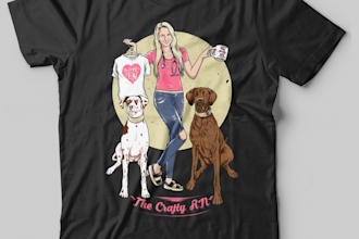 do t shirt design and graphic t shirt design