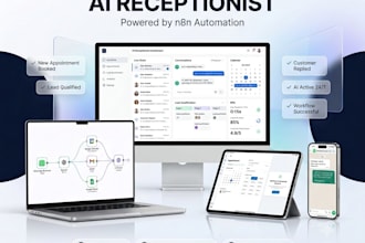 build an ai receptionist using n8n automation