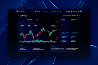 develop a professional trading dashboard and automated trading bot