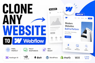 clone, migrate, copy any website or ai web to webflow