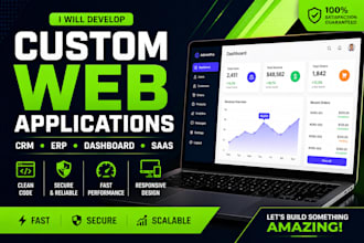 develop custom web applications