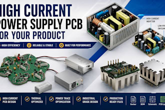 create high current power supply pcb for your product