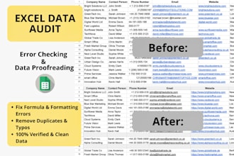 review excel files for errors