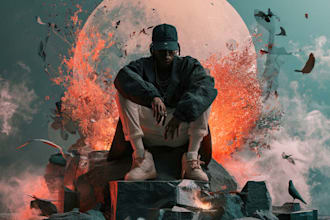 design album cover art, mixtape cover and single covers