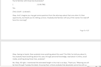 transcribe an audio file