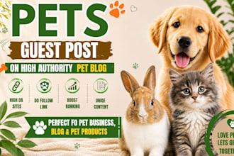 do guest posting on pets and animal blogs