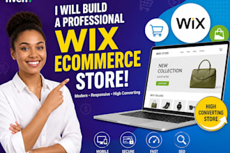 design a high converting wix ecommerce website