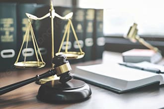 write legal research, property, business law, equity and trusts