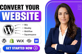migrate wix squarespace webflow or weebly to wordpress without losing seo