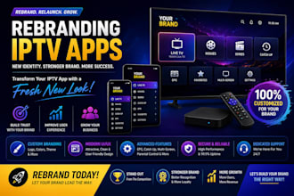 professionally rebrand your iptv app