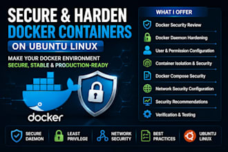 secure docker containers and harden docker on ubuntu linux