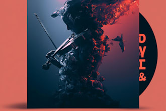 design unique music cover art