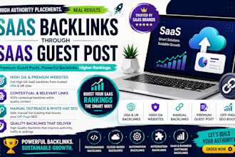 build saas backlinks via saas guest posts on high da blogs
