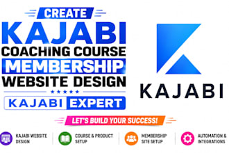create kajabi coaching course membership website design kajabi expert redeisgn