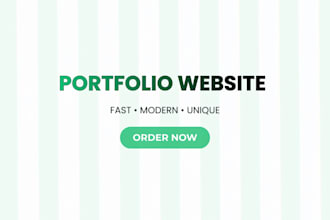 design and develop your custom portfolio website