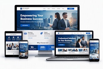 develop a modern responsive wordpress website for your business