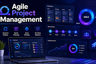 be your agile project manager for software or saas projects