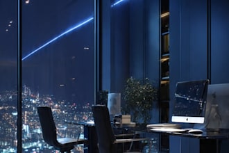 create realistic 3d office interior and room design renders
