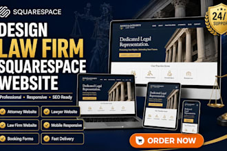 design professional lawyer attorney law firm squarespace website legal website