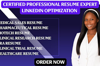 write ats medical sales resume, clinical research, biotech, pharm