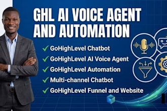 setup ghl ai chatbot, ai voice agent, and automation workflow