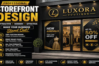 professional storefront design services