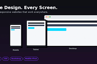 convert your PSD or design image to responsive HTML or bootstrap