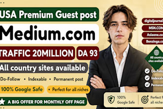 publish premium guest posts on linkedin,com and medium,com
