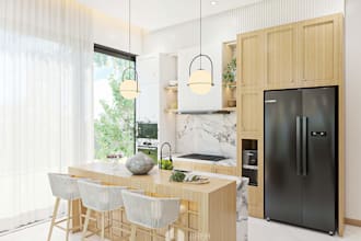 design and render photorealistic 3d interior
