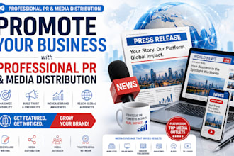 promote your business with professional PR and media distribution